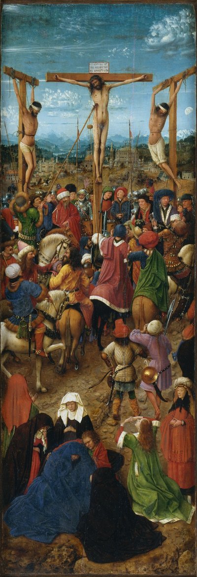 Left Panel of Diptych by Jan van Eyck
